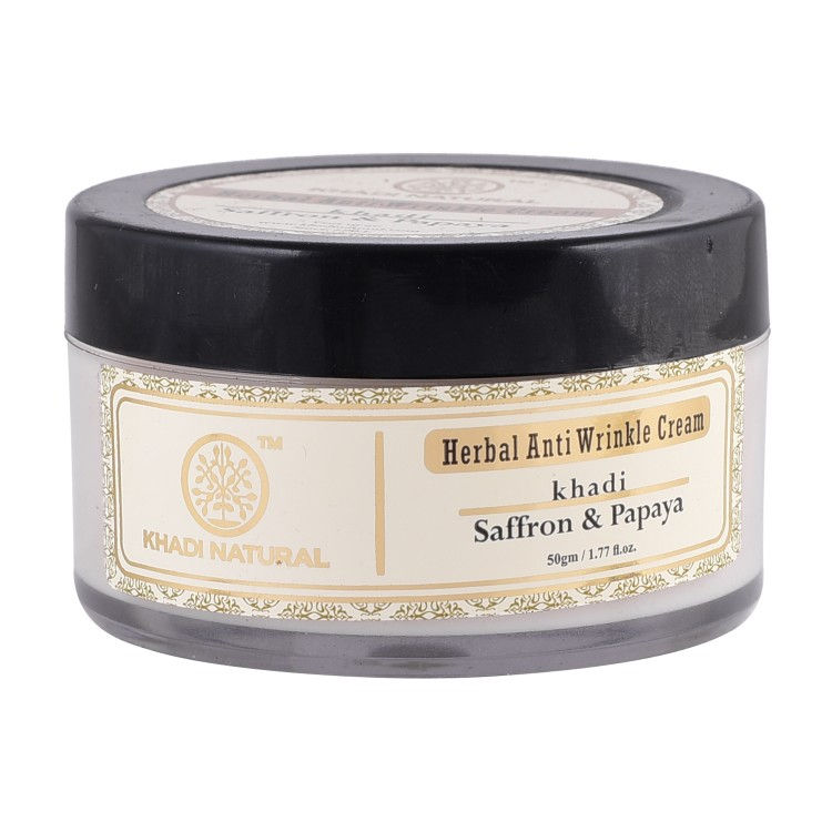 Khadi Natural Saffron Papaya Herbal Anti Wrinkle Cream