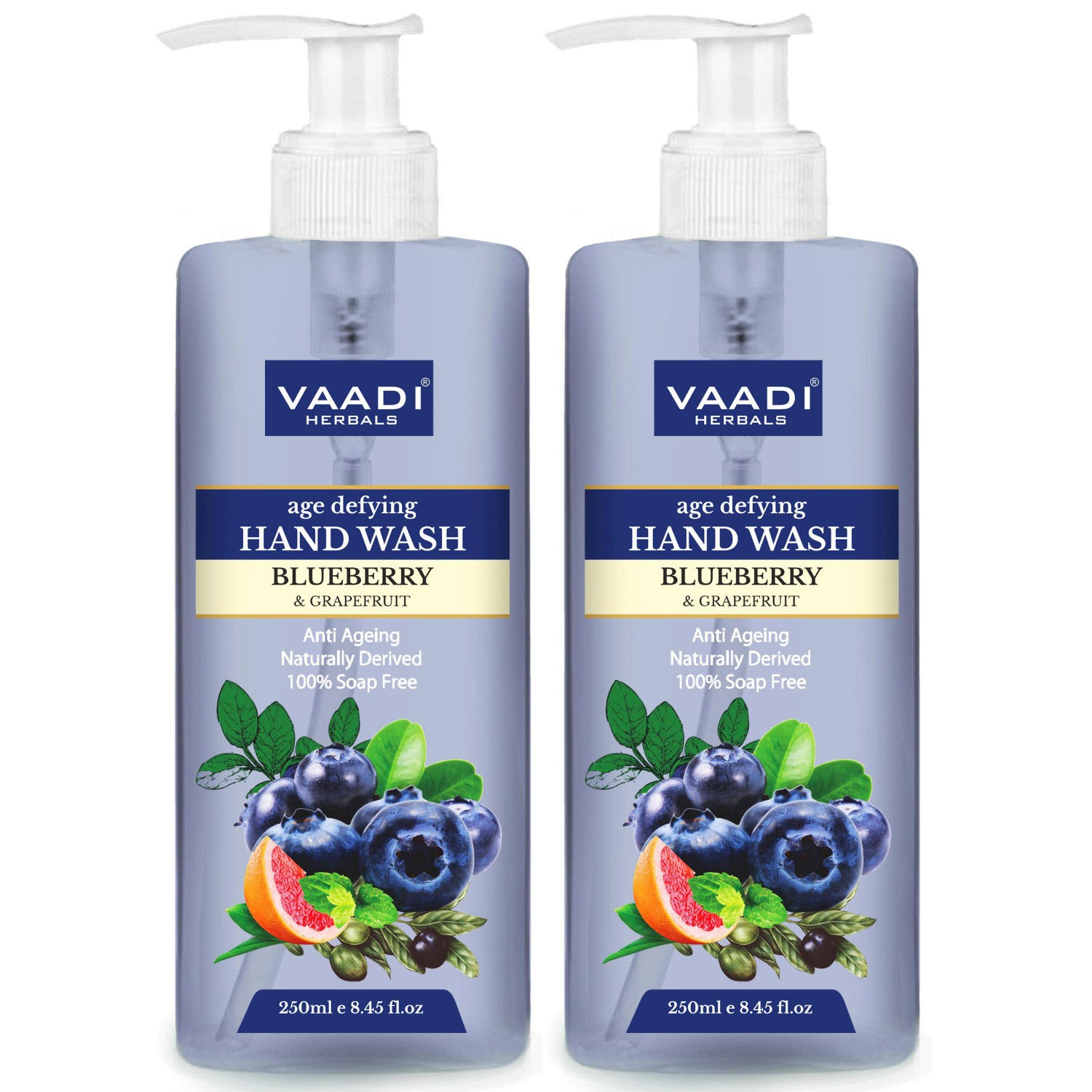 Vaadi Herbals Age Defying Blueberry & Grapefruit Hand Wash - Pack Of 2