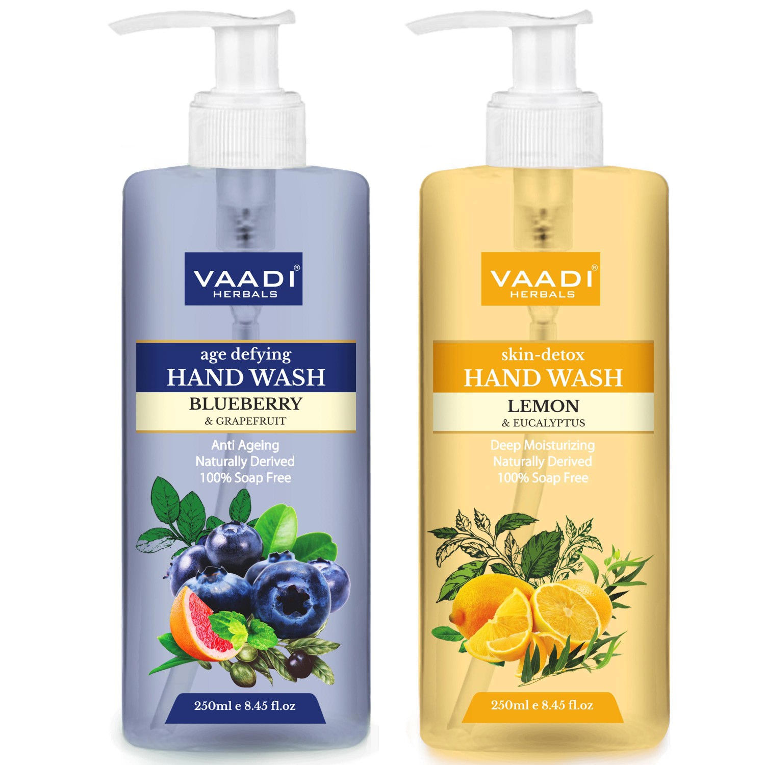 Vaadi Herbals So Refreshing Luxurious Blueberry & Lemon Handwash - Pack of 2