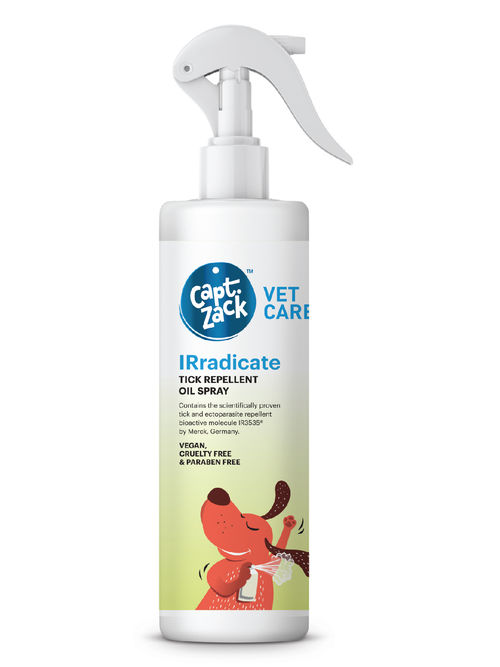Captain Zack Irradicate Tick Repellent Oil Spray Dog Cat Buy Captain Zack Irradicate Tick Repellent Oil Spray Dog Cat Online At Best Price In India Nykaa