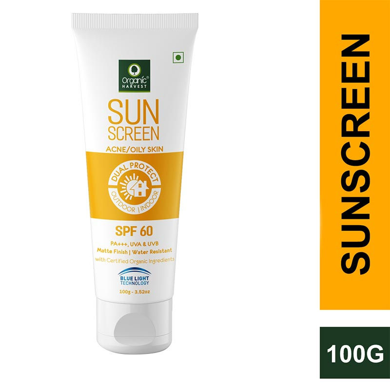 organic harvest sunscreen for oily skin spf 60 review