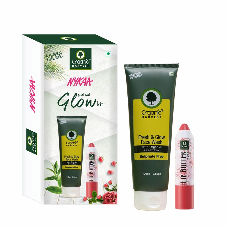 organic harvest fresh and glow face wash