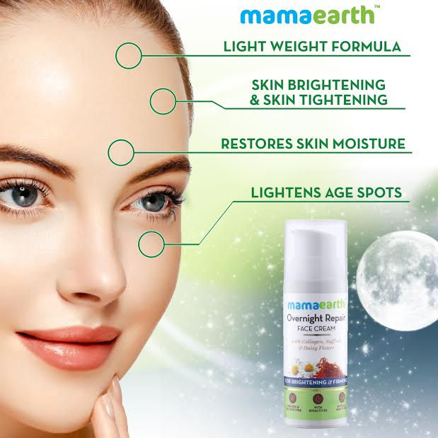 mamaearth skin repair night cream