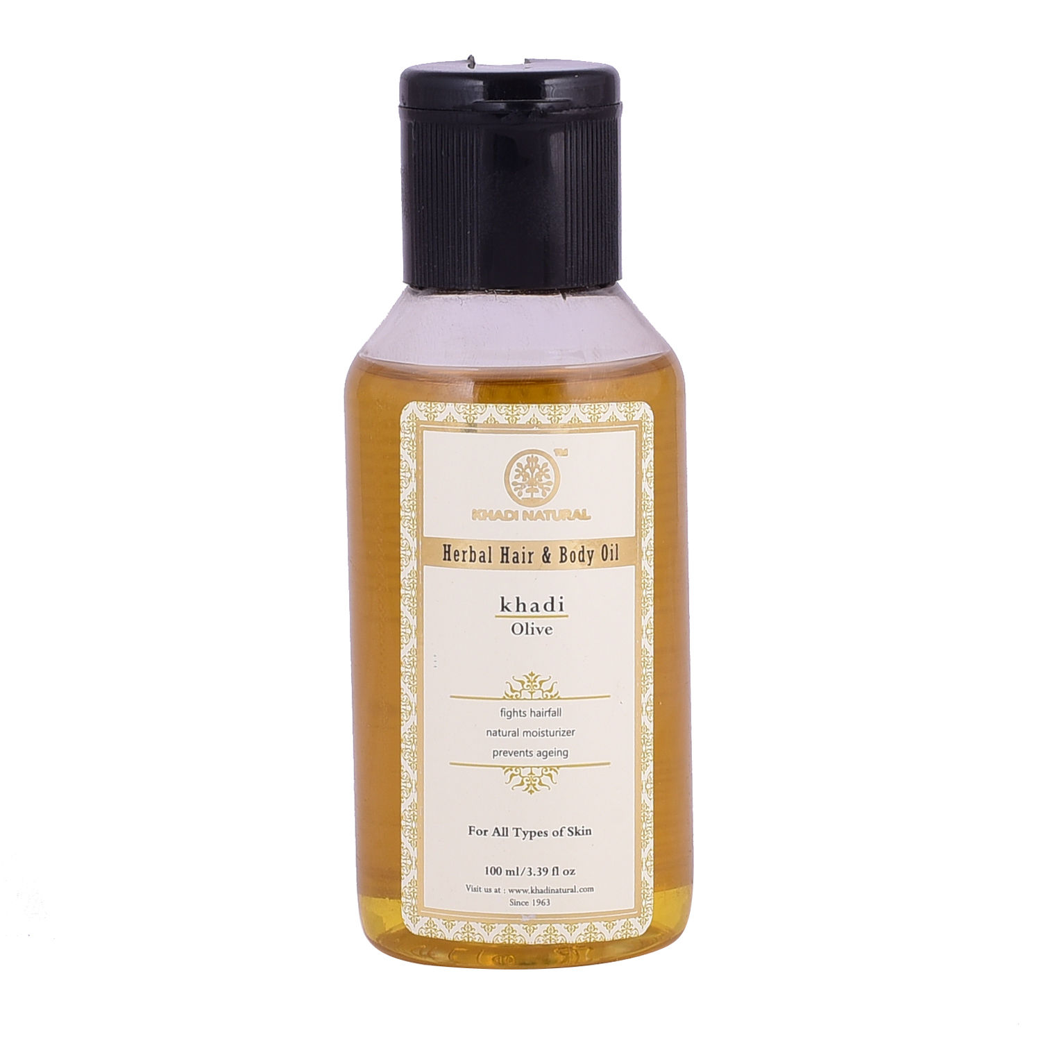 Khadi Natural Ayurvedic Herbal Olive Hair and Body Oil