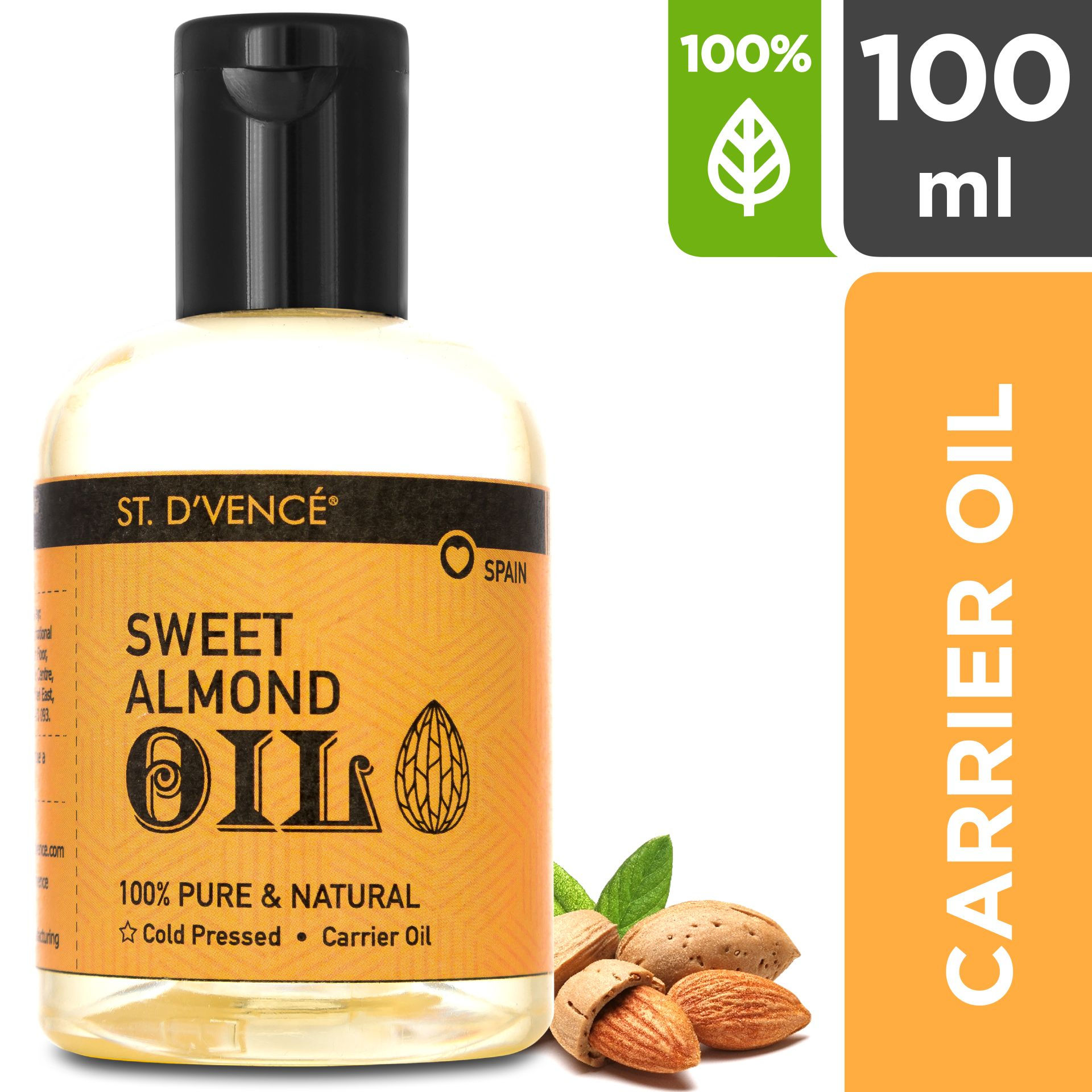 St. D'vencé 100% Pure And Natural Sweet Almond Oil