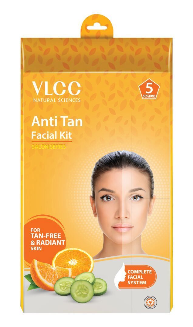 VLCC Anti-Tan Facial Kit (5 Sessions) For Tan-Free & Radiant Skin