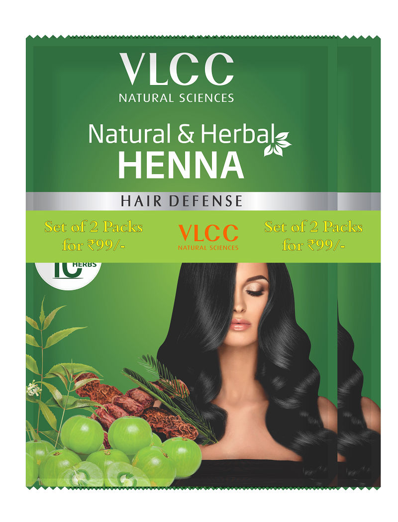 VLCC Ayurvedic Henna Natural Hair Defence - Pack Of 2: Buy VLCC Ayurvedic Henna  Natural Hair Defence - Pack Of 2 Online at Best Price in India | Nykaa