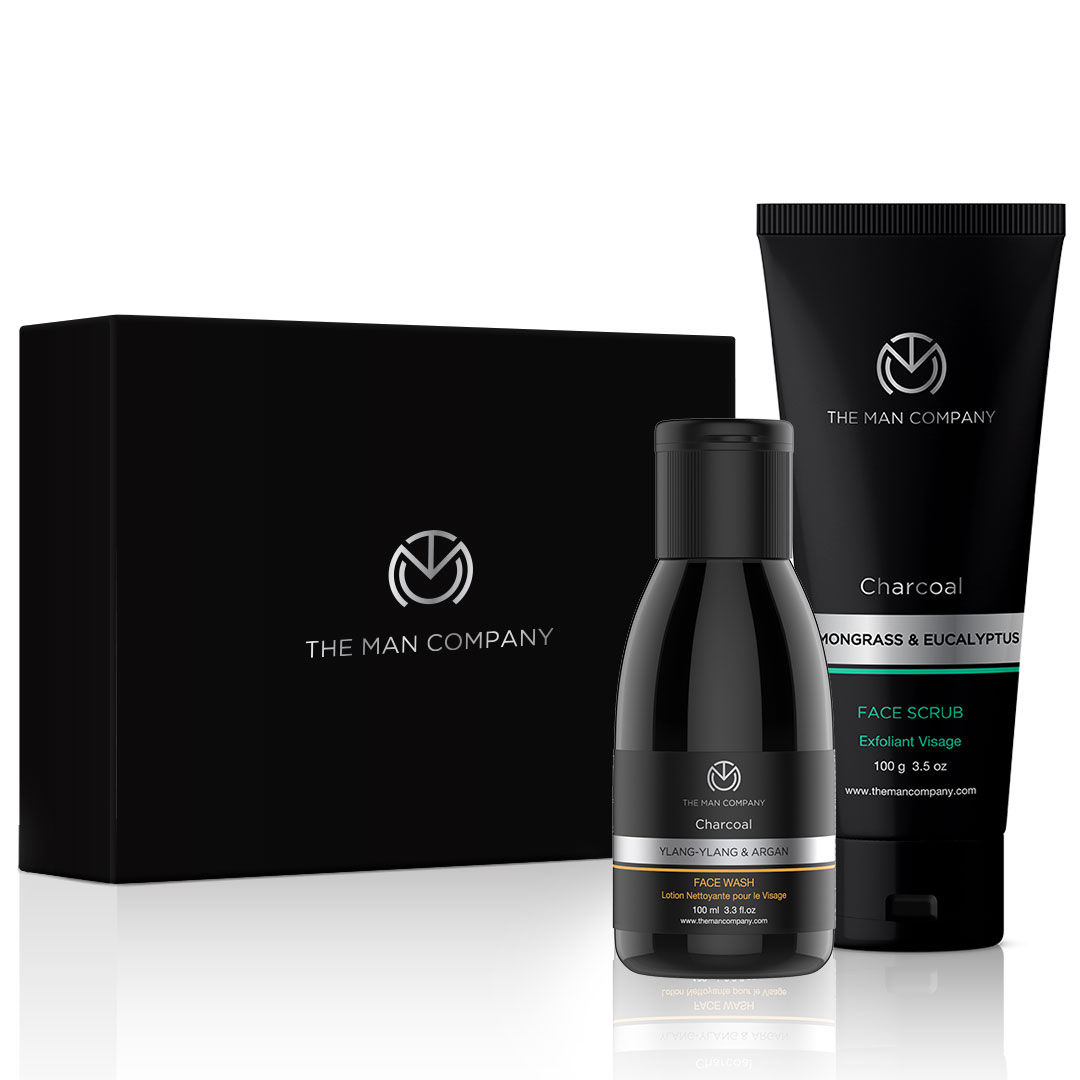 The Man Company Gift Set Anti Pollution Combo (Charcoal Scrub