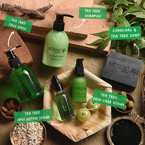 Natural Vibes Ayurvedic Tea Tree Face Wash Buy Natural Vibes Ayurvedic Tea Tree Face Wash Online At Best Price In India Nykaa