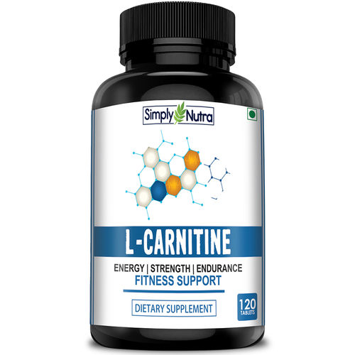 simply nutra l carnitine unflavored 120 tablets