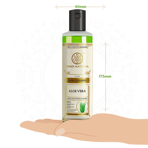 Khadi Natural Aloevera Hair Cleanser (Repairs Dead Skin Cells): Buy Khadi  Natural Aloevera Hair Cleanser (Repairs Dead Skin Cells) Online at Best  Price in India | Nykaa