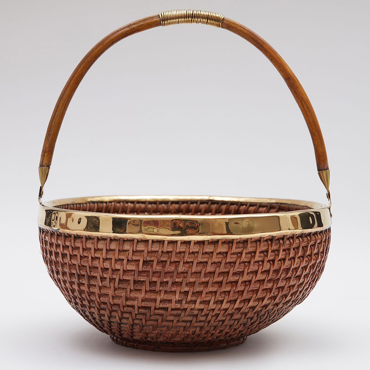 Buy Twig & Twine Innate Round Deep Wicker Fruit Basket Online