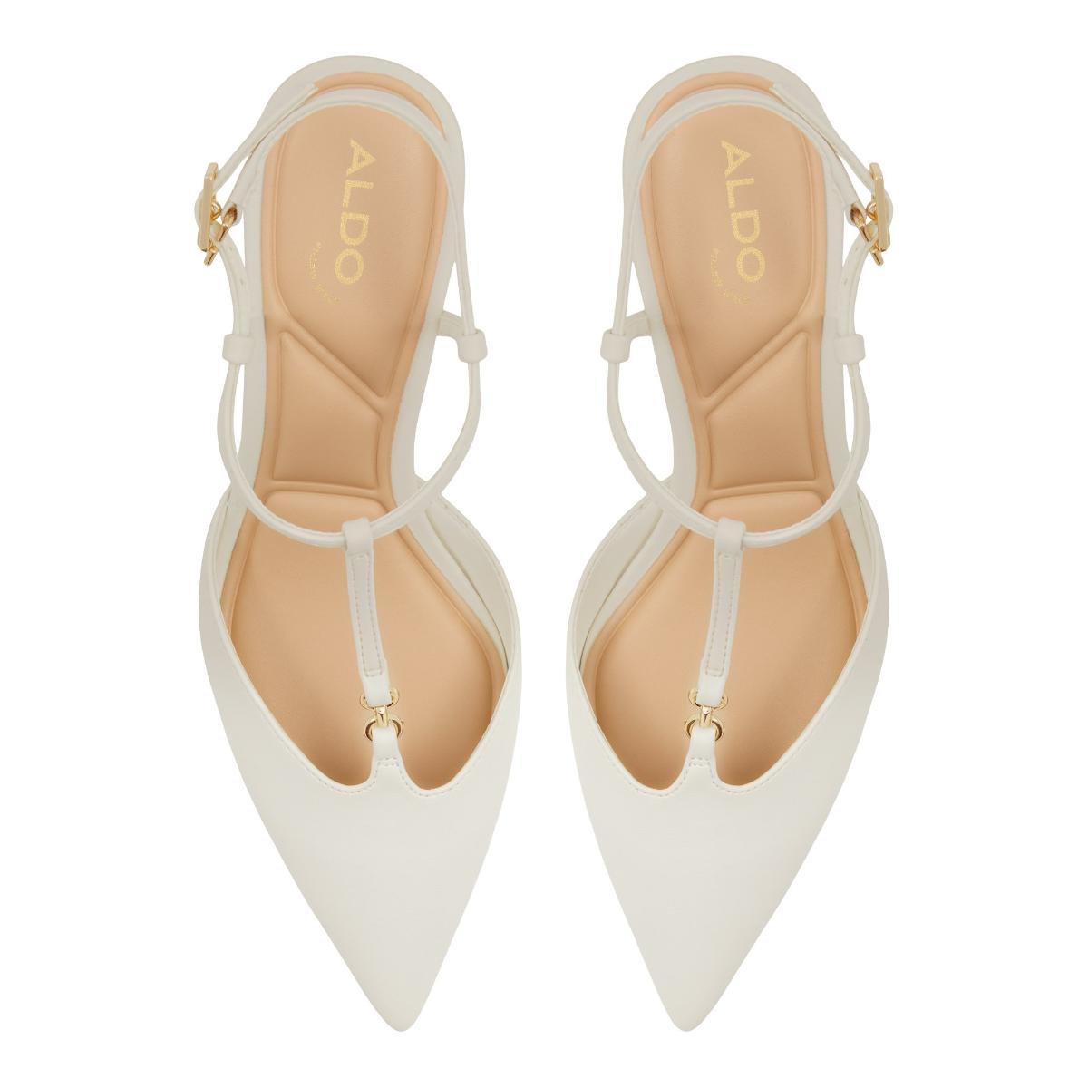 Buy Aldo Crylla Women's White Block Heels Online
