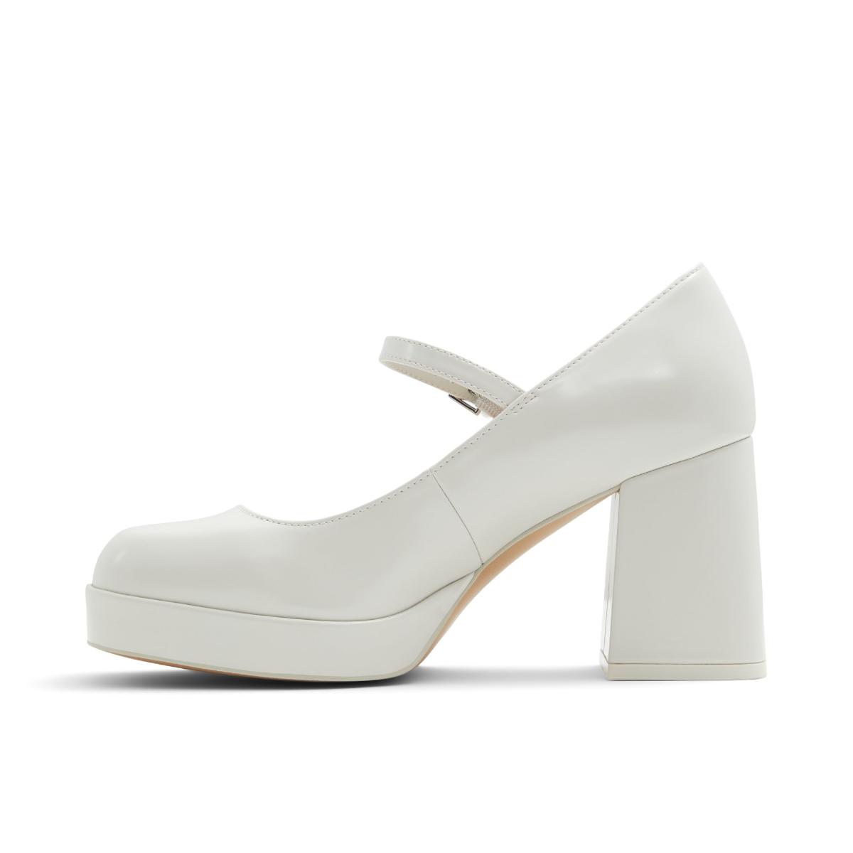 Buy Aldo Trowe Women's White Block Heels Online