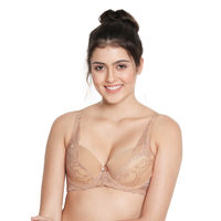 Buy Susie by Shyaway Wirefree Full Coverage Non-Padded Mesh Neckline Bra -  Black,Red (Pack of 2) Online