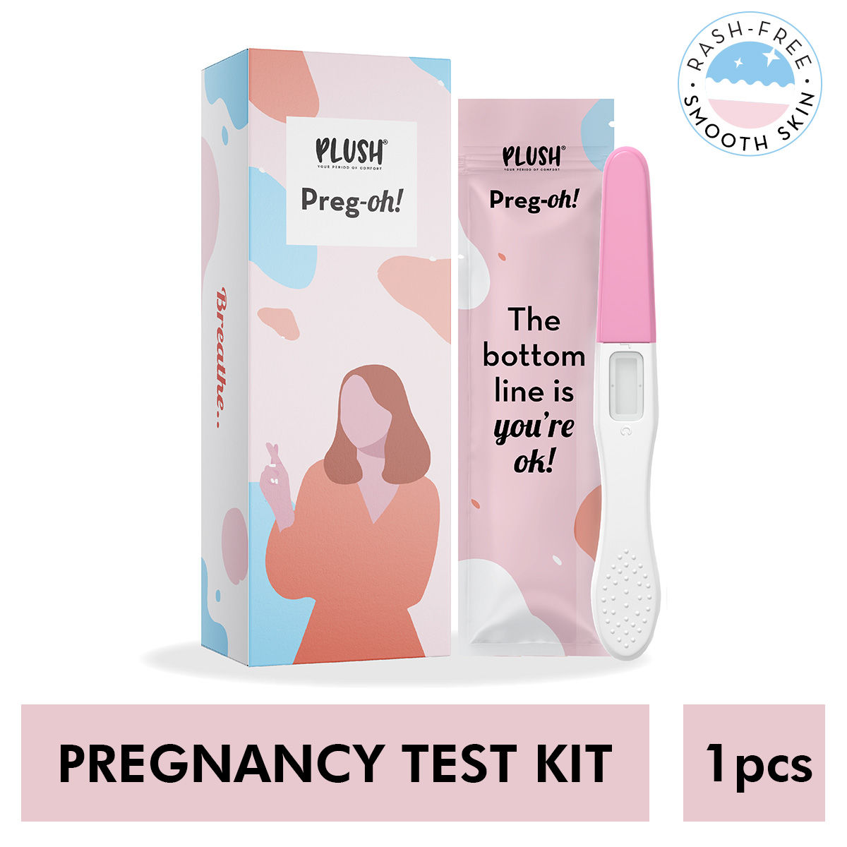 Plush Preg-oh! Midstream Pregnancy Kit Test For Women 99% Accuracy (1N)