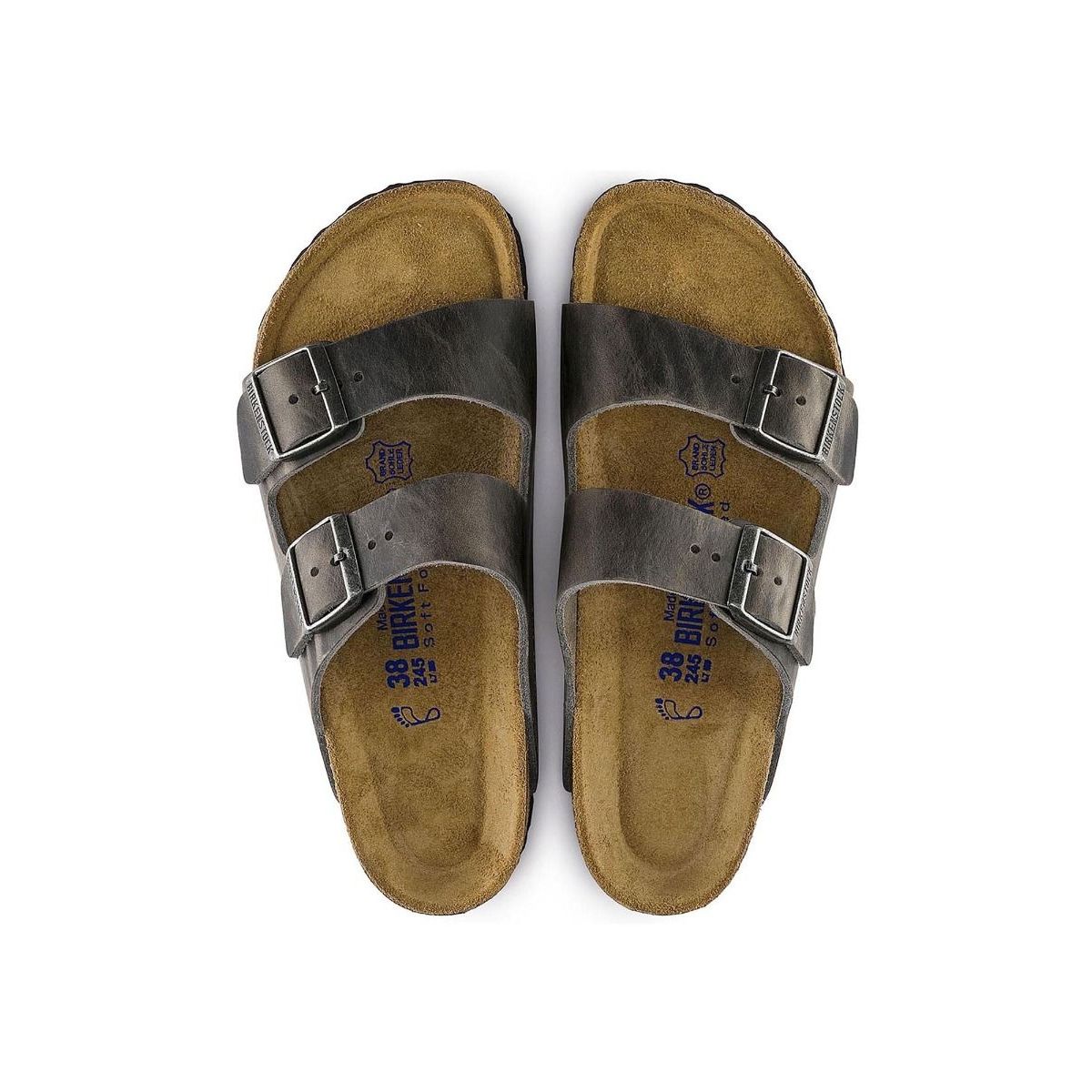 Buy Birkenstock Grey Solid Sandals Online