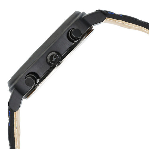 Kronos Fastrack Chronograph Watch Black Stainless Steel Fastrack