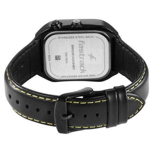 Fastrack Black Stainless Steel Fastrack Watches Online Shopping