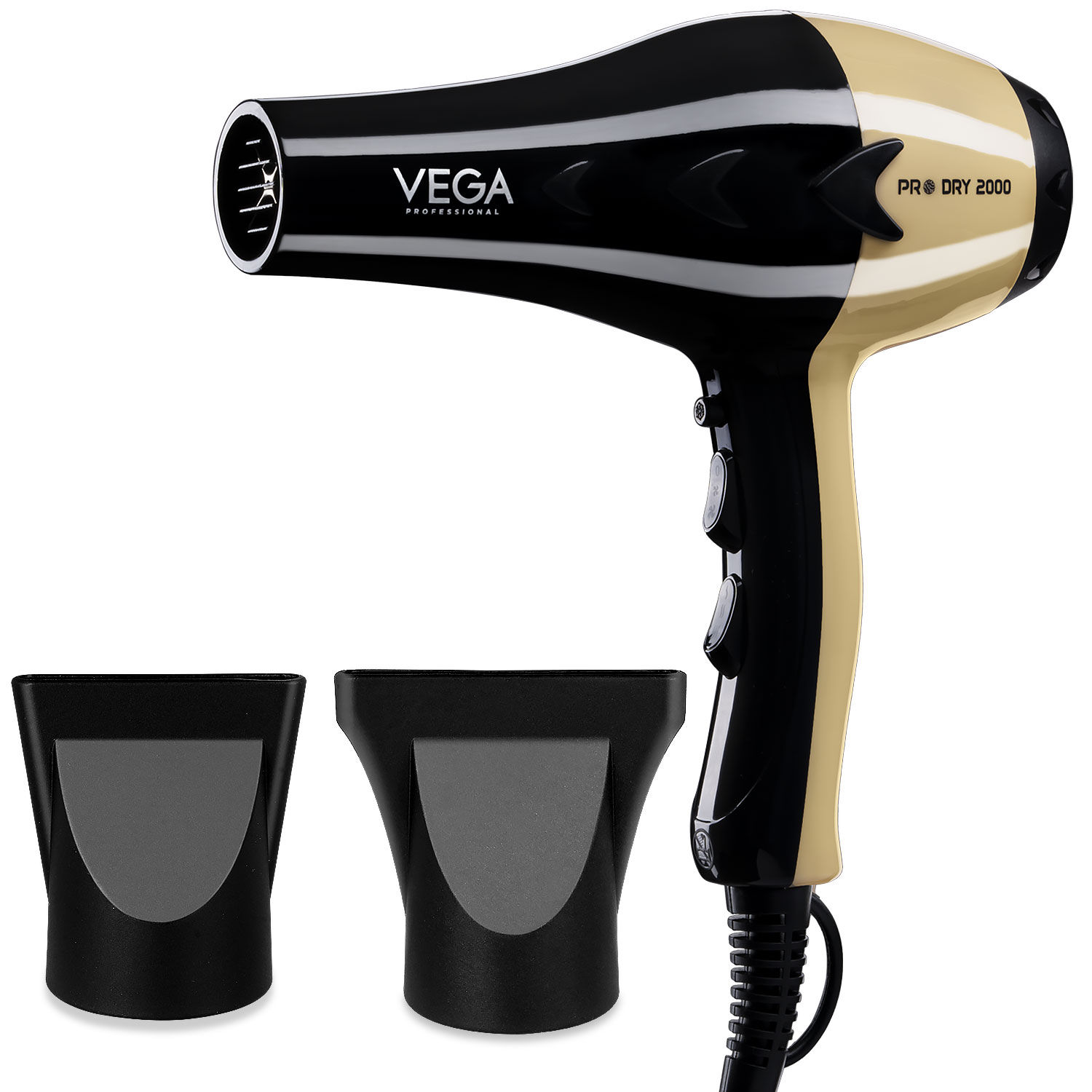 VEGA Professional Pro Dry 1800-2000w Hair Dryer - Gold (VPPHD-04): Buy VEGA  Professional Pro Dry 1800-2000w Hair Dryer - Gold (VPPHD-04) Online at Best  Price in India | Nykaa