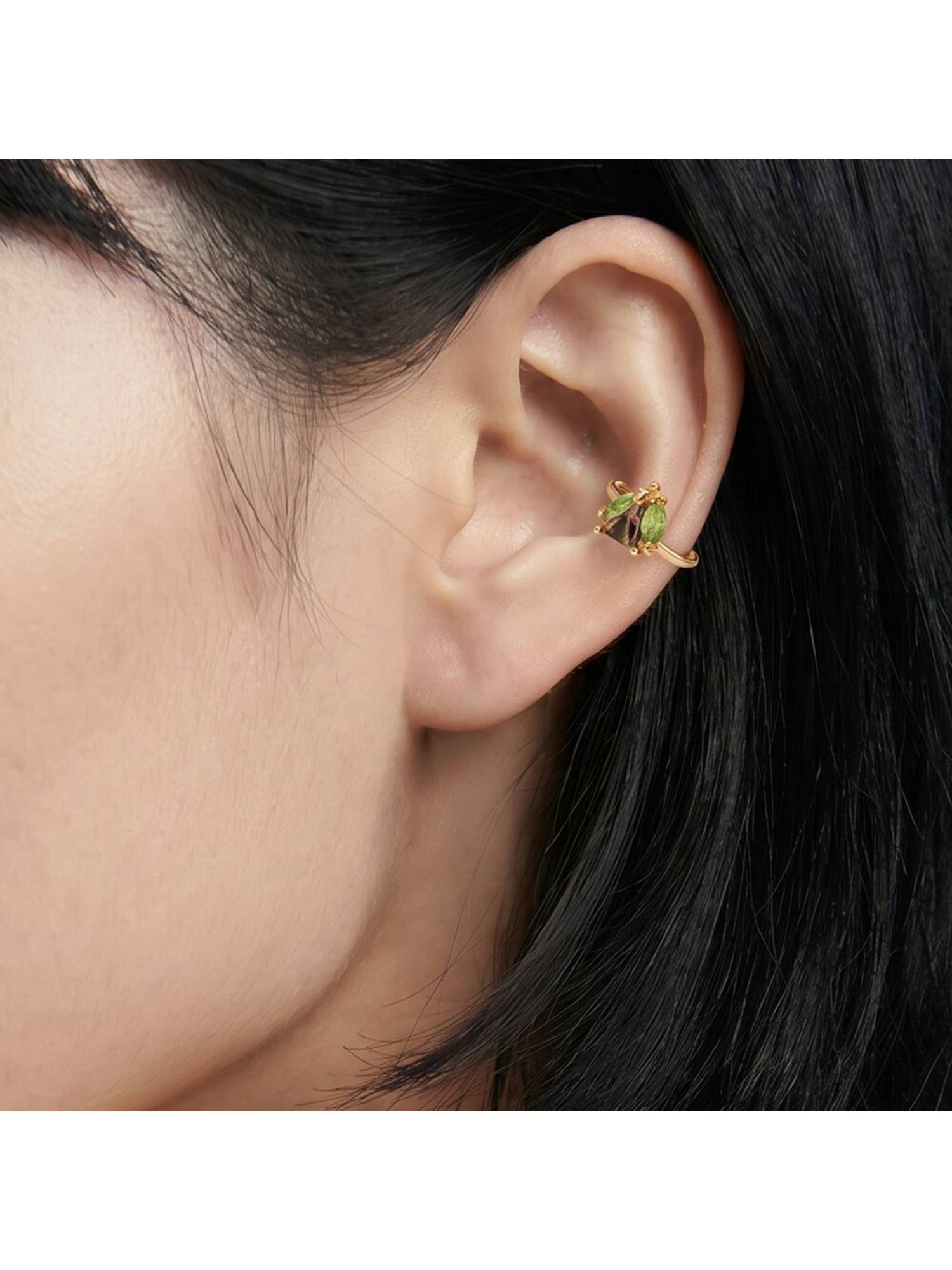 Palmonas 925 Sterling Silver Meadow Ladybug Earring for Women