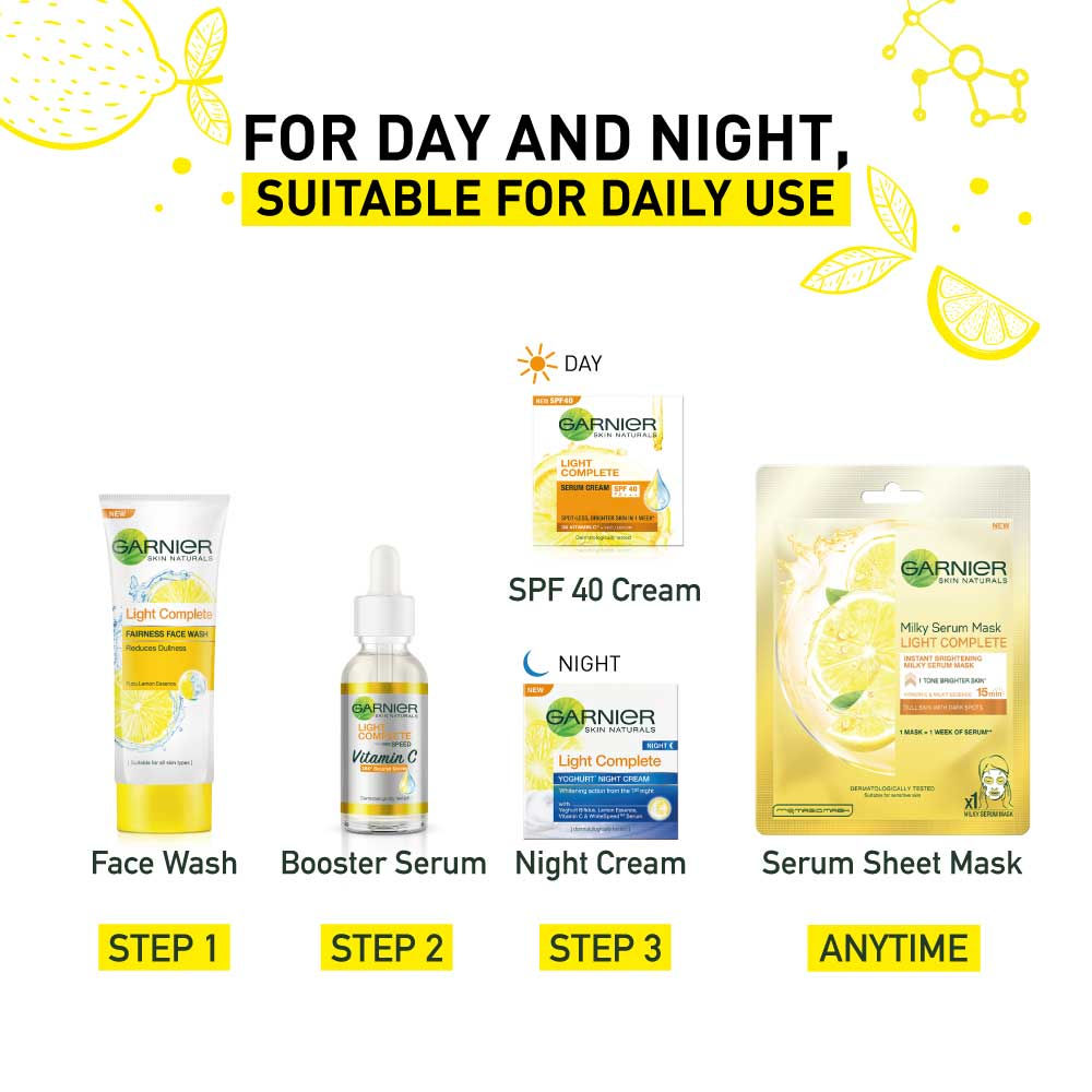 garnier vitamin c serum uses