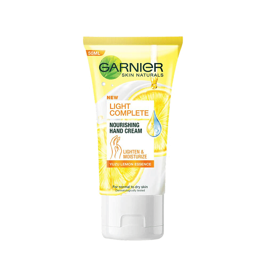 garnier light complete hand cream