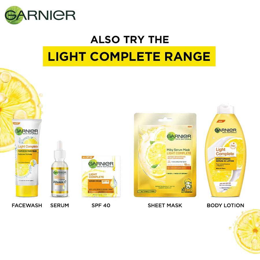 garnier light comp hand cream