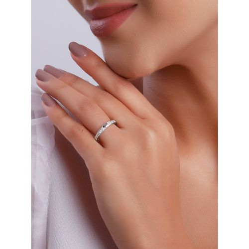 GIVA Sterling Silver Deeply in Love Ring for Girls and Womens