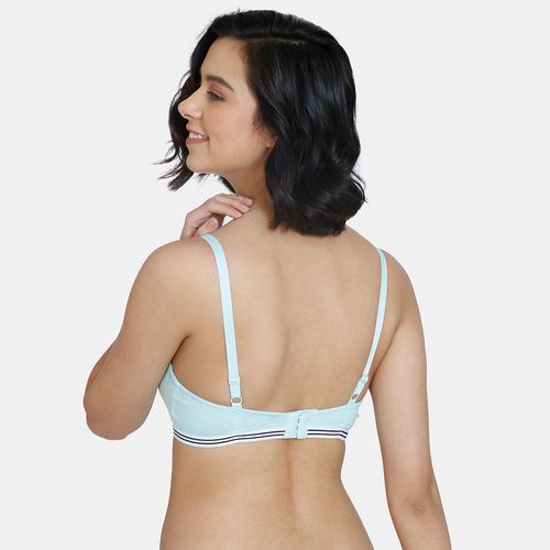 Buy Zivame Padded Non Wired 3/4th Coverage T-shirt Bra-clearwater