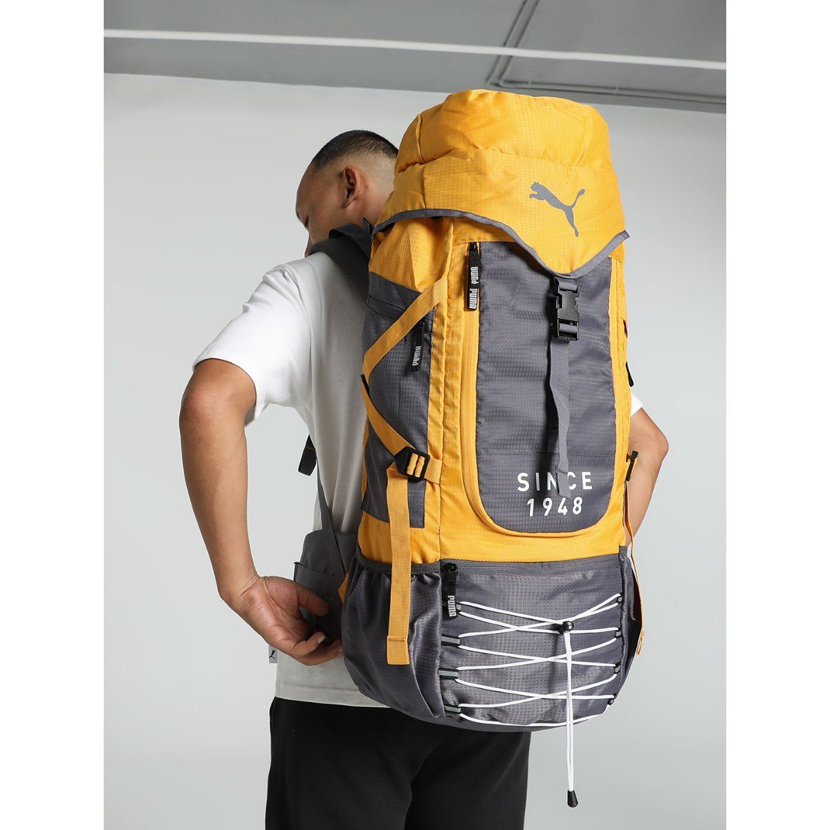 『sxkmama』 Buy Puma Yellow Summit Sack Unisex Rucksack Online