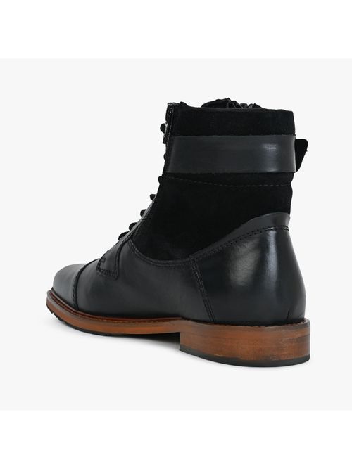 Buy Aldo Men Black Lace-Up Boots Online