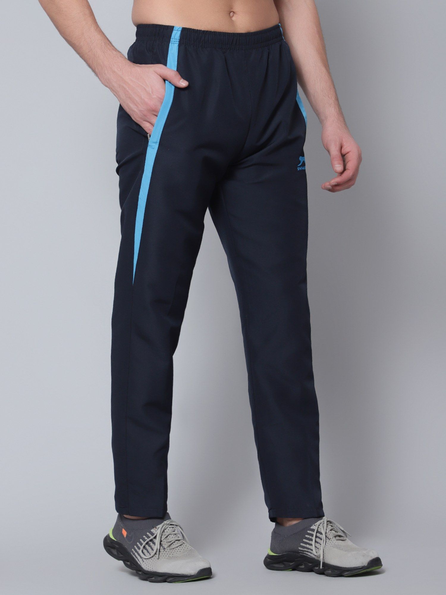 Buy Shiv Naresh Navy Blue Active Track pant Online