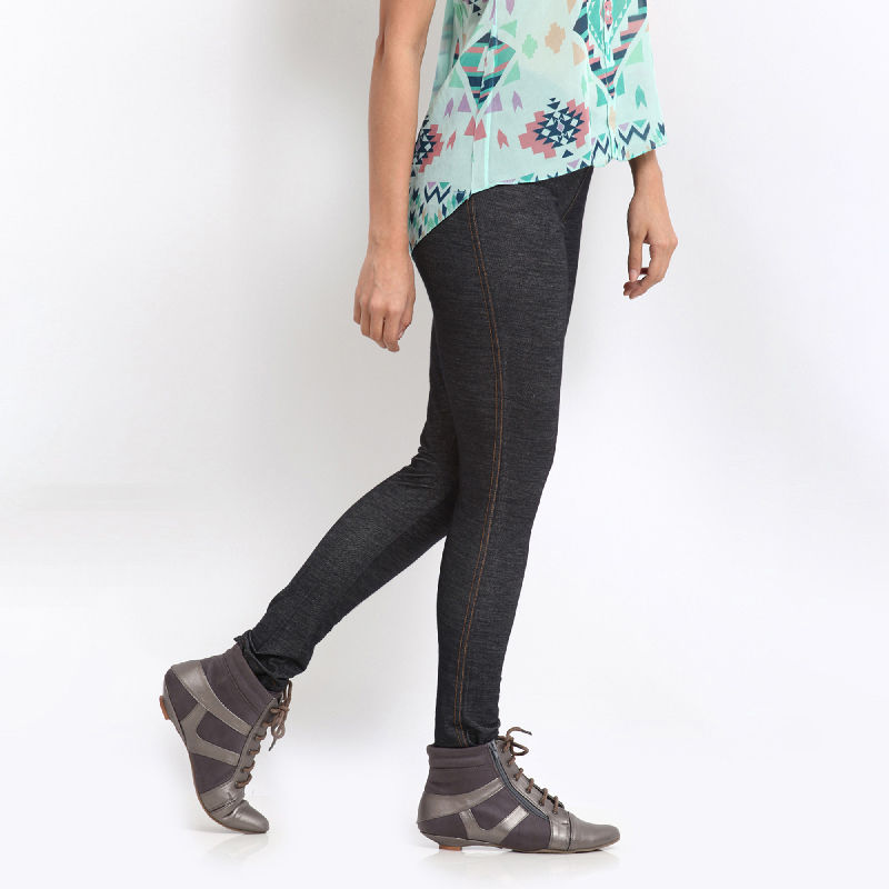 go colors knitted jeggings