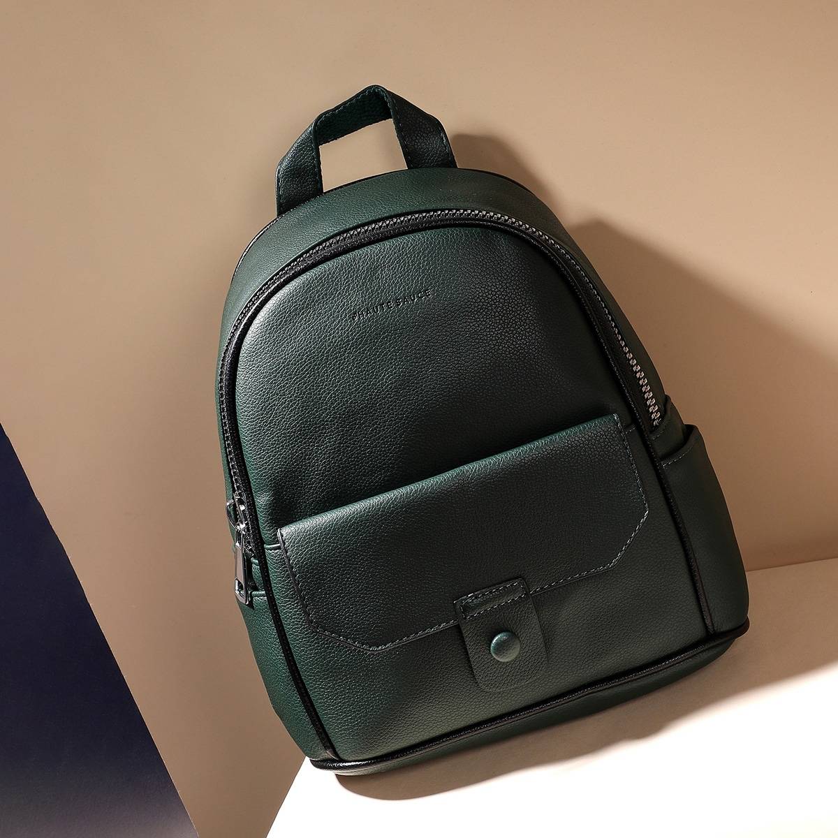 Haute Sauce Elevated Round Mini Backpack - Forest Green