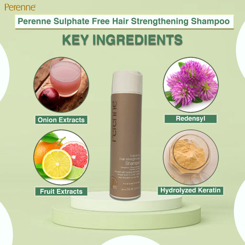 Buy Perenne Sulphate Free Hair Strengthening Shampoo Online