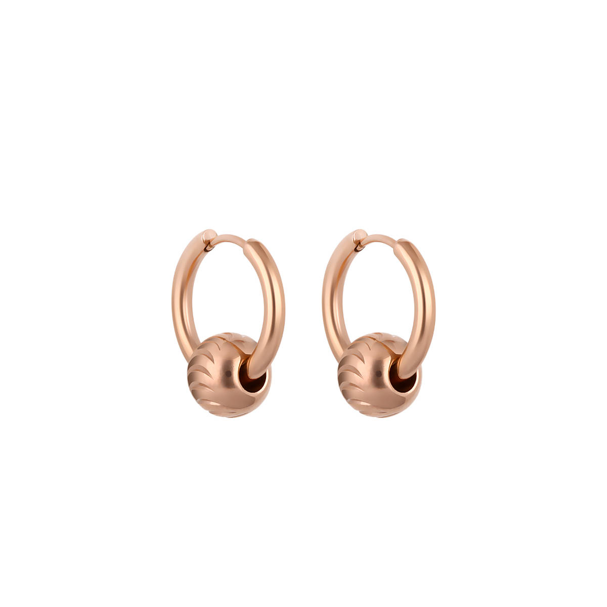 Daniel Klein Rose Gold Color Earring for Women