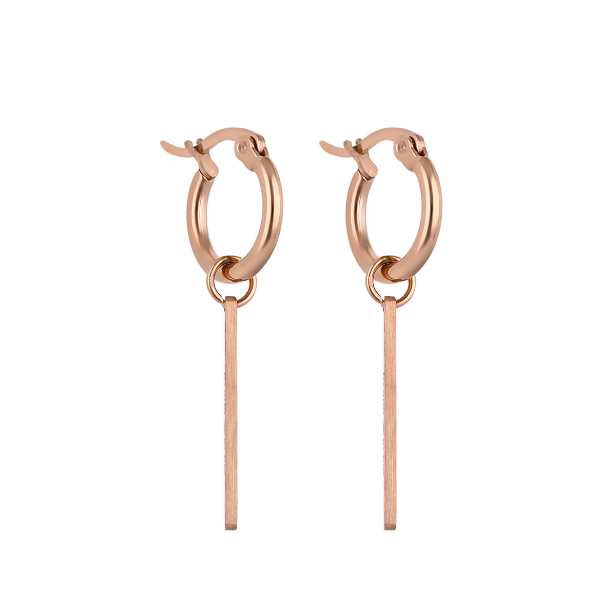 Daniel Klein Rose Gold Color Earring for Women