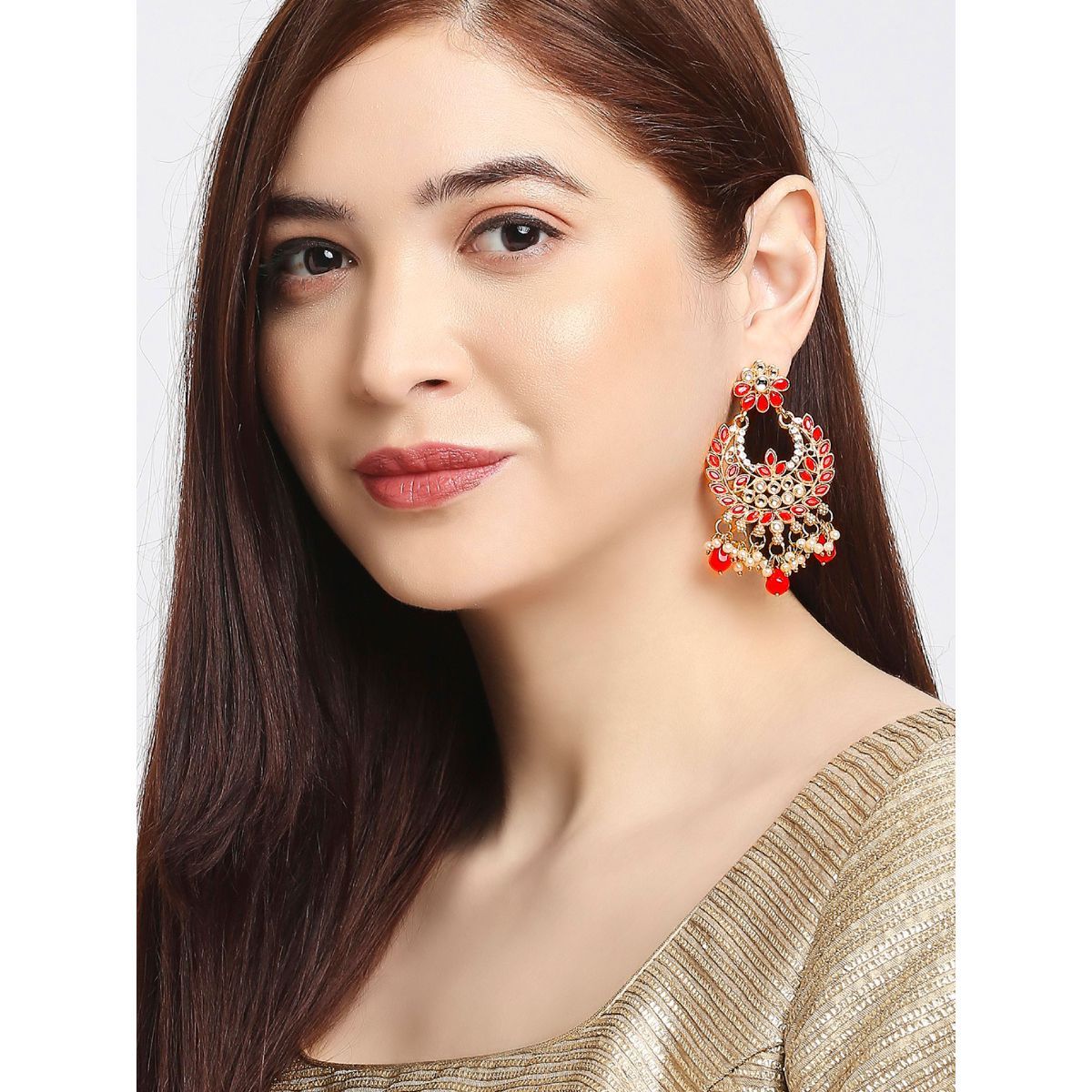 Large on sale ethnic earrings