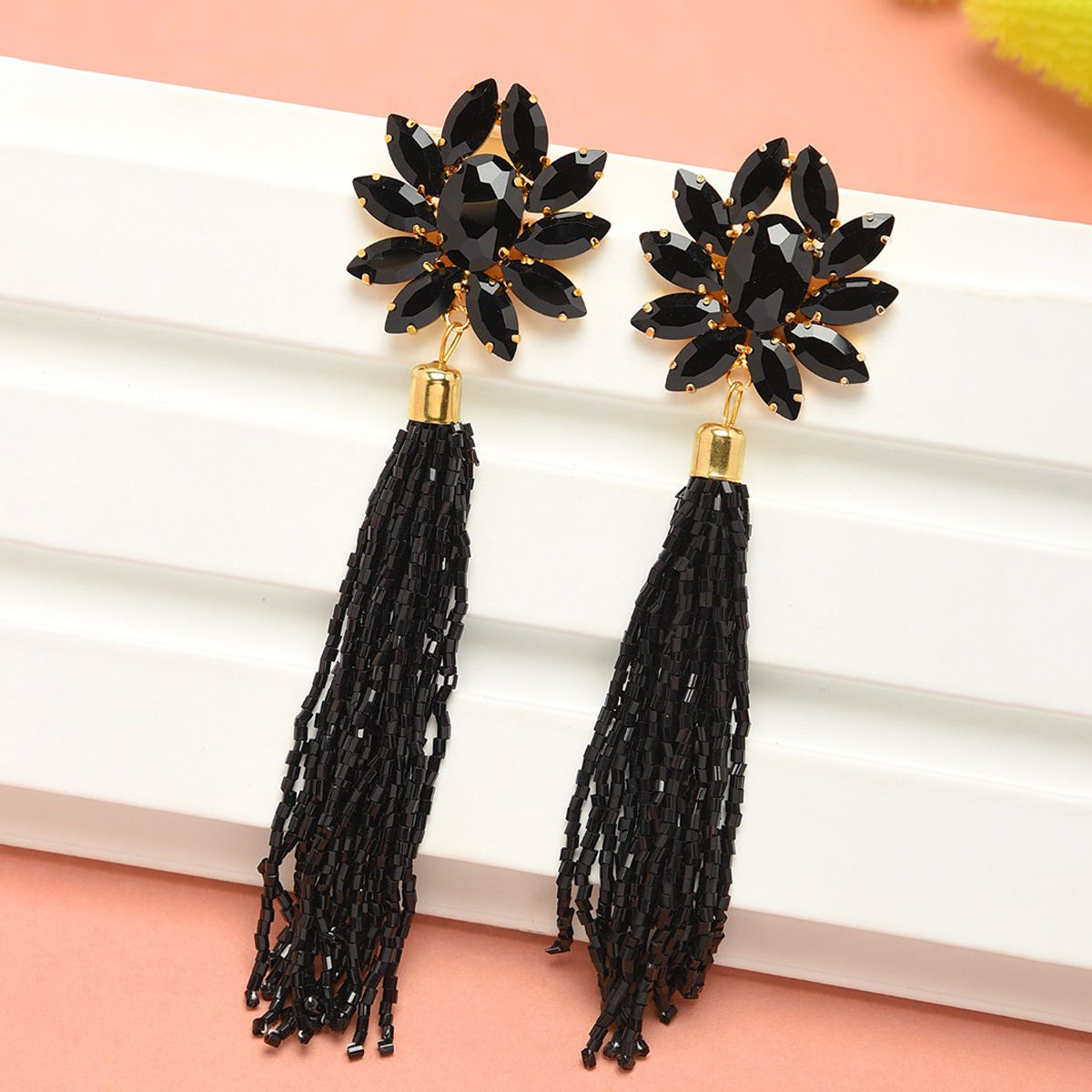 Sunehri Black Earrings Prices in India Shopclues Online Shopping Store