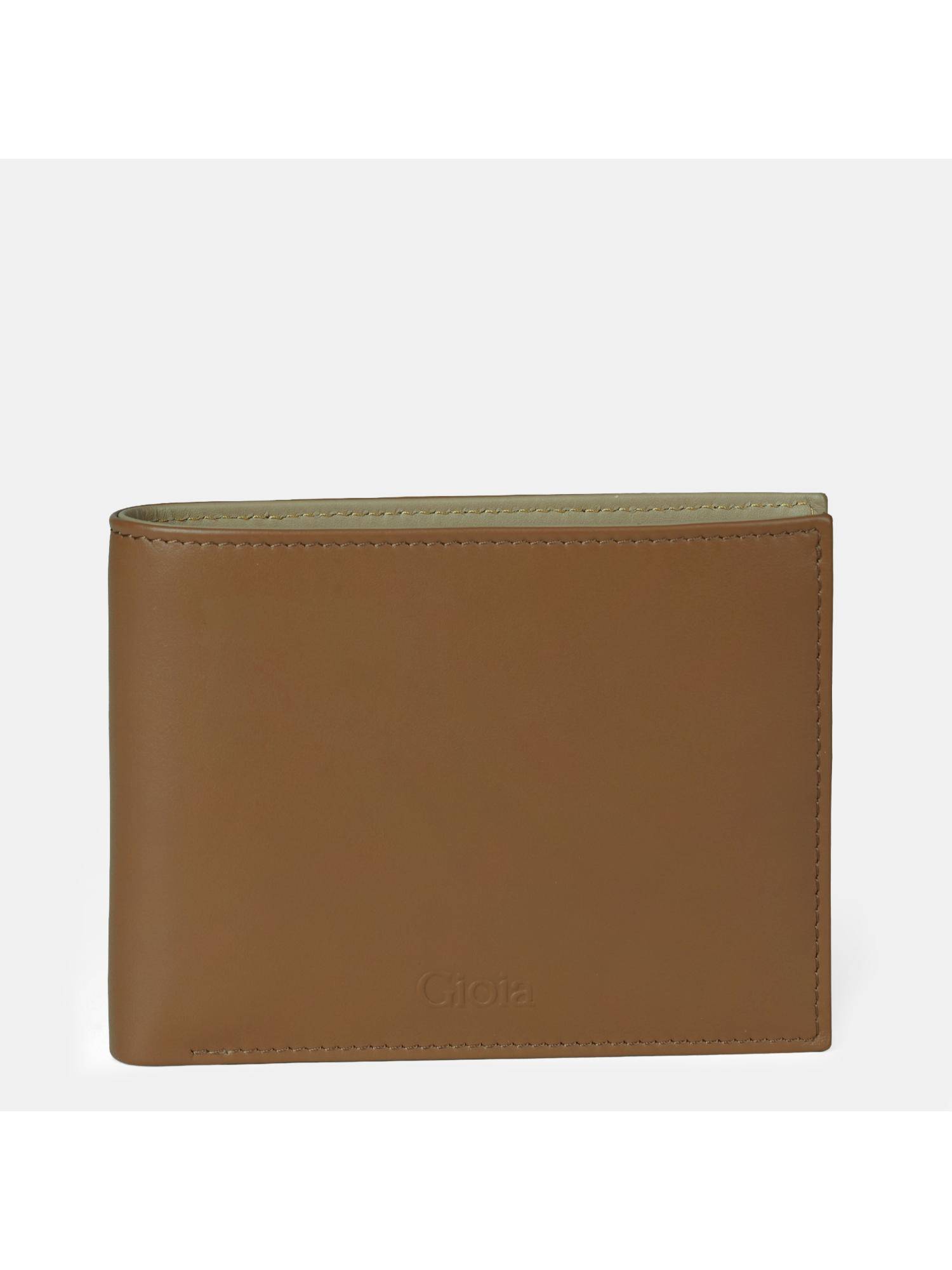 Gioia Solid Bifold Wallet - Tan