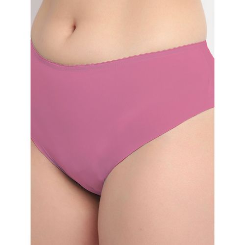 Buy Erotissch Women Pink Solid Seamless Briefs Panty Online