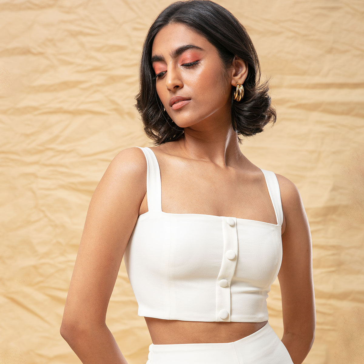 RSVP By Nykaa Fashion The Power Of White Coord Set - Off White: Buy ...
