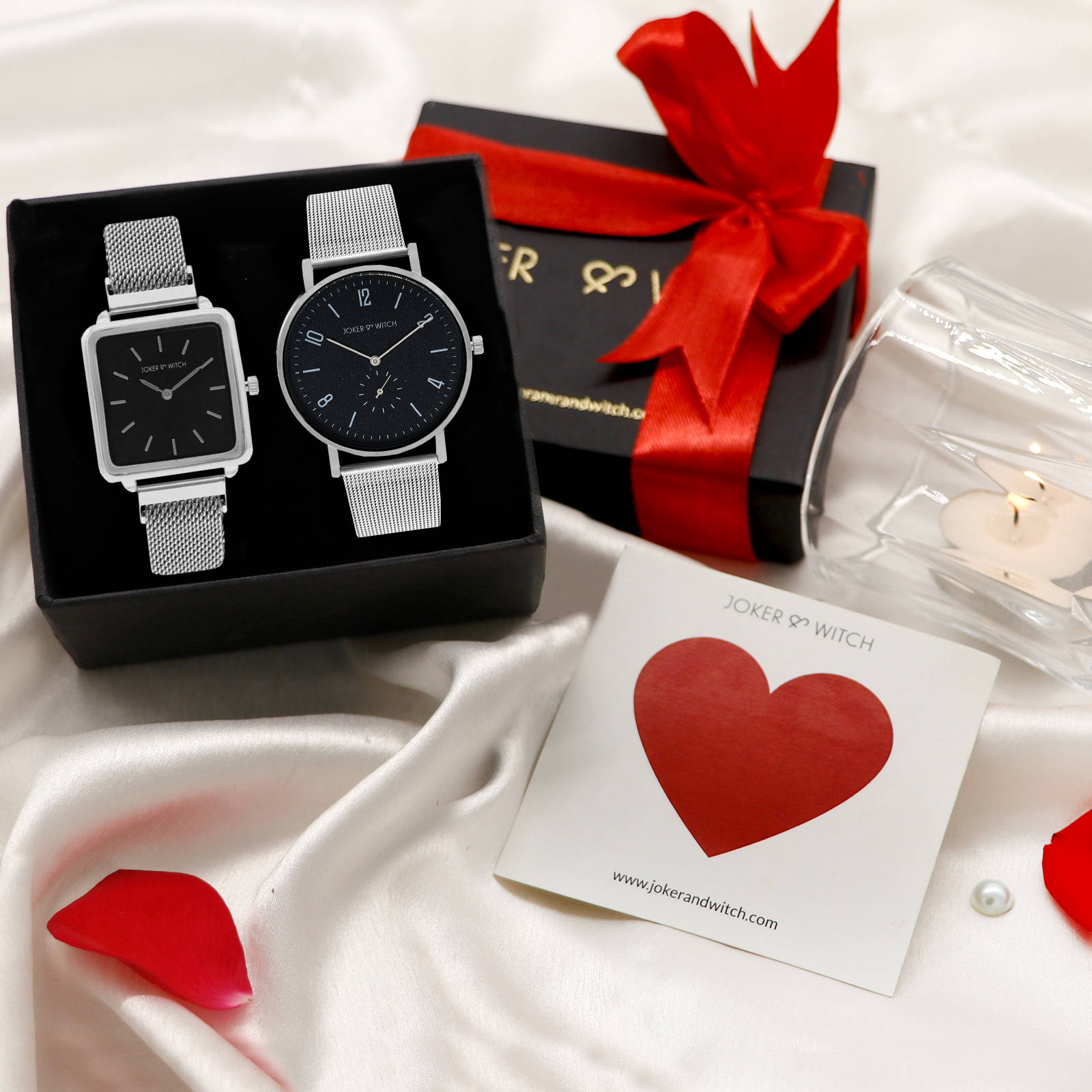 Joker & Witch Annie & Alvy Couple Watches
