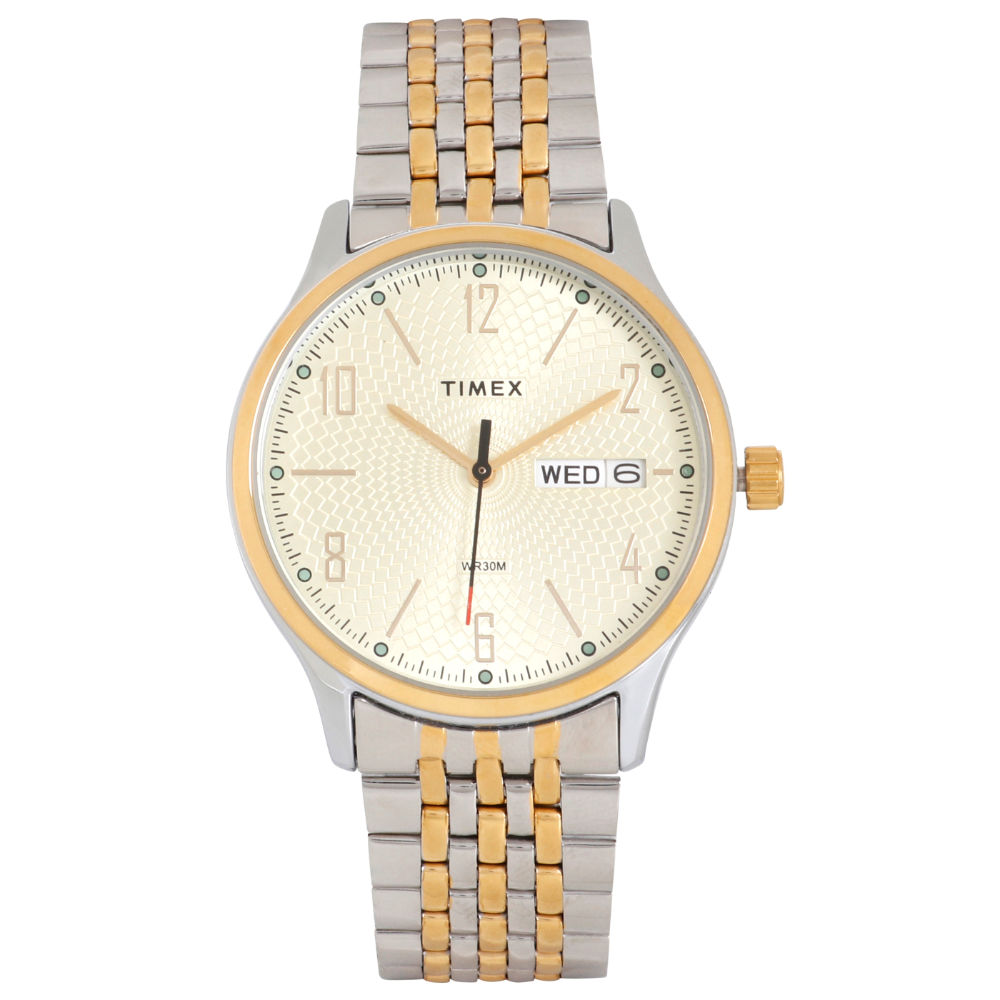 Timex Analog Champagne Dial Men's Watch (TW0TG6508)