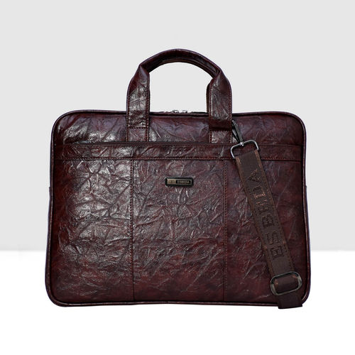 ESBEDA Brown Color Formal Office Laptop Bag for Unisex (M)