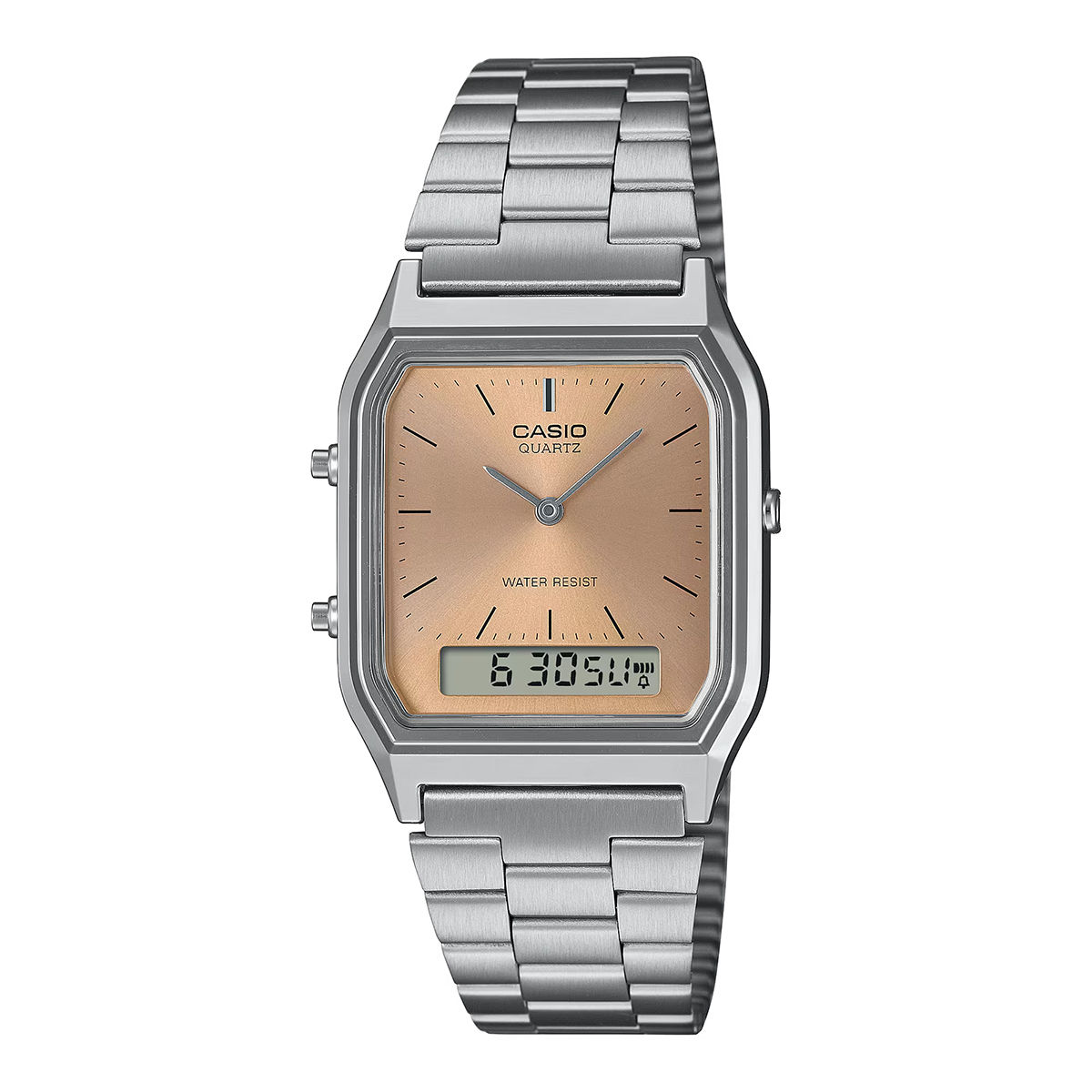 Casio Unisex Vintage Orange Dial Analog & Digital Watch - AQ-230A-4AMQYDF (M)