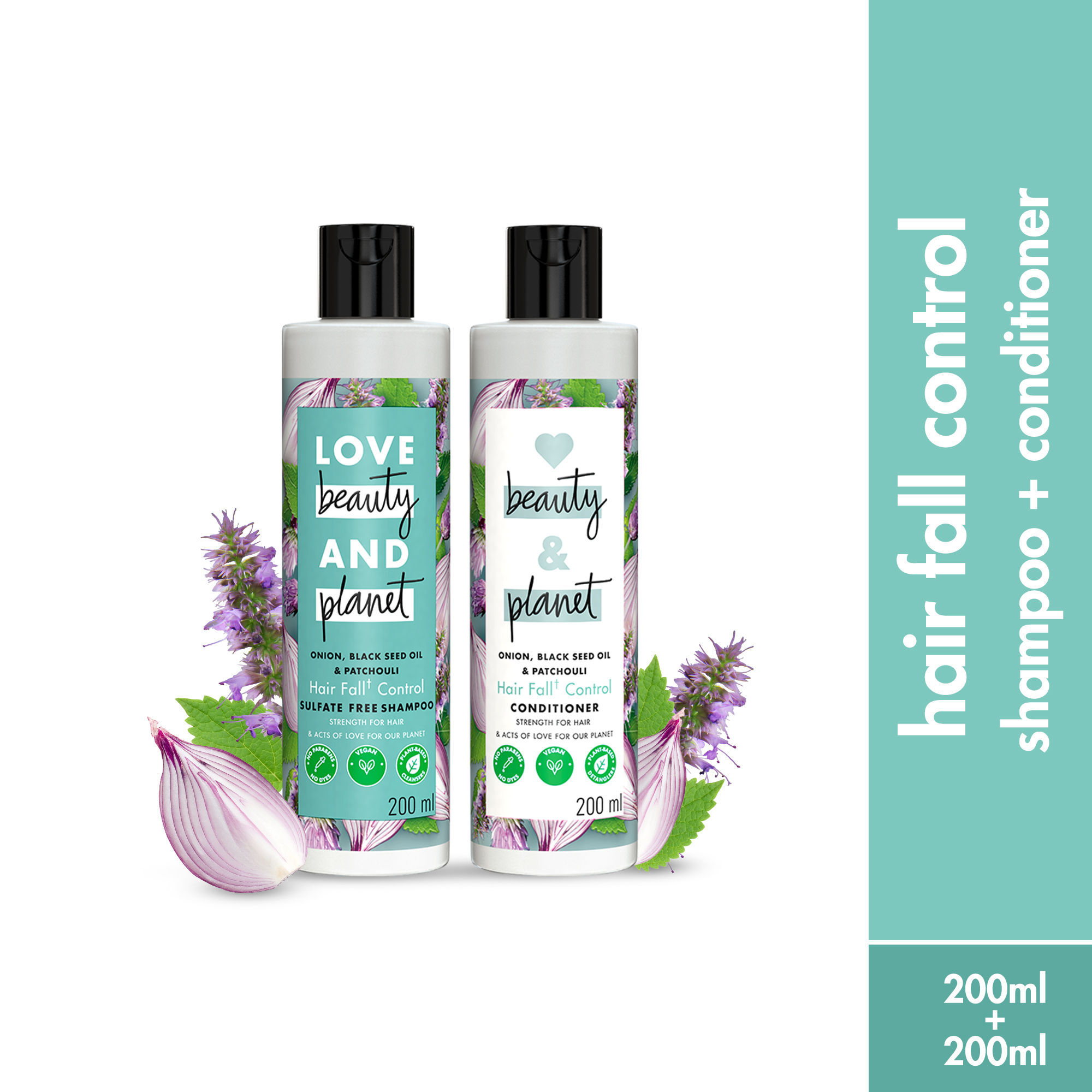 Love Beauty & Planet Onion Black Seed & Patchouli Hairfall C