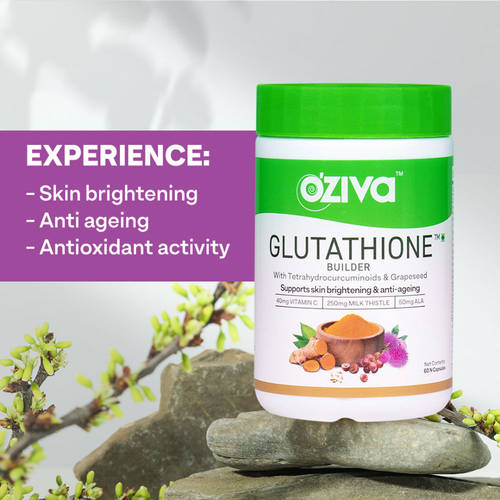 Buy Oziva Skin Brightening Routine (Glutathione Builder + Inner Glo Skin Brightening Face Serum) Online
