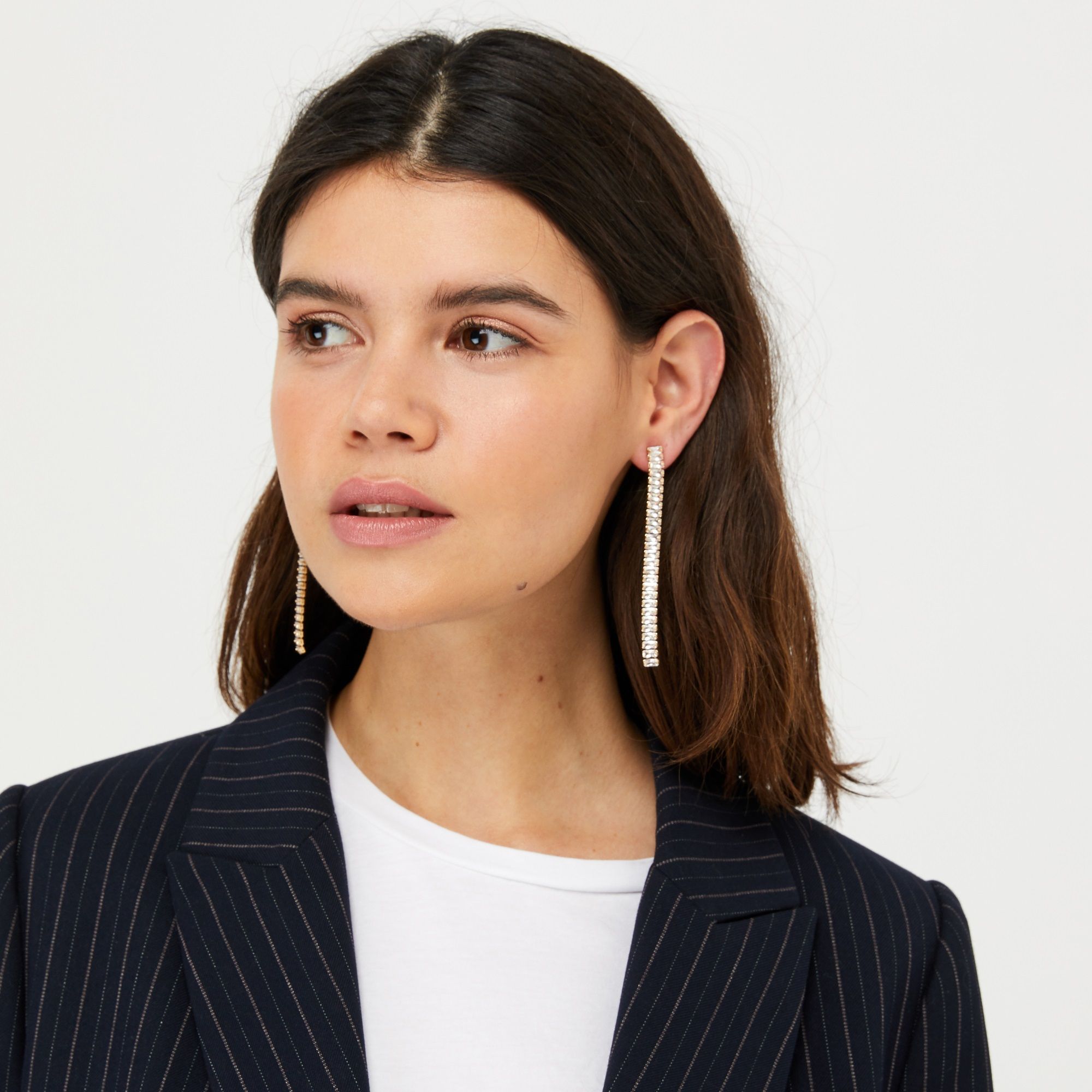 Accessorize London Baguette Slinky Drops Earrings: Buy Accessorize ...